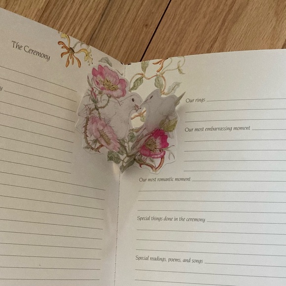 NWOT “Our Wedding Album” Keepsake (hardcover) Book w/3D pop up
Illustrations - Picture 9 of 16